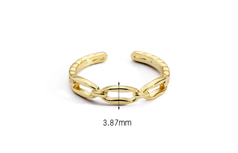 link ring gold link ring gold