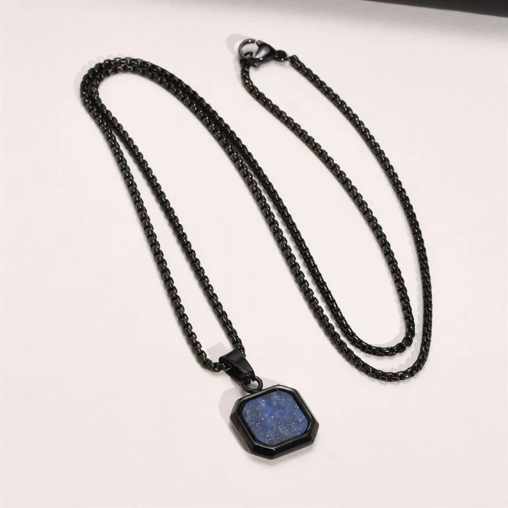 chain with square pendant