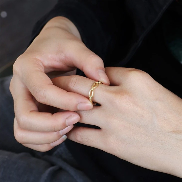 chain link ring womens