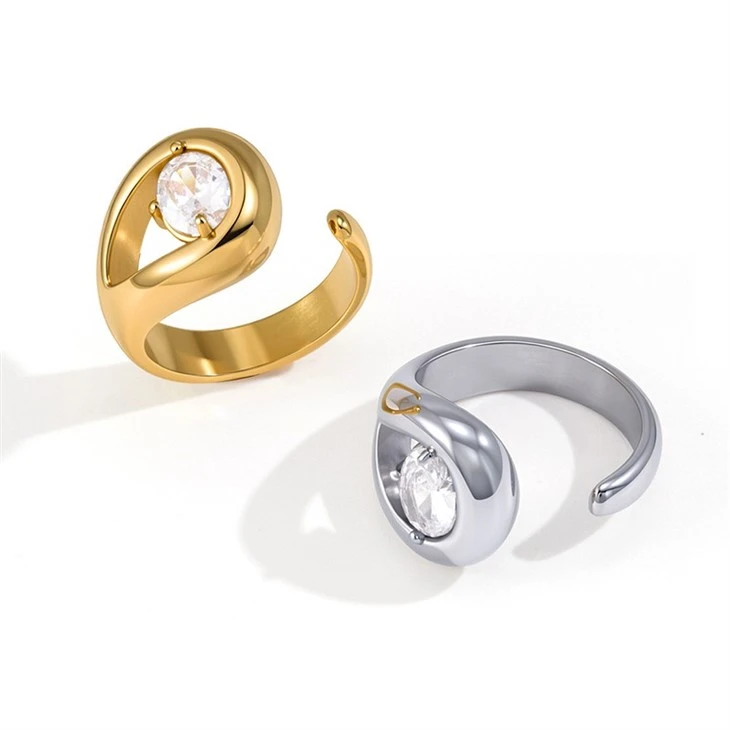 Classic Hollow Cuff Ring high quality