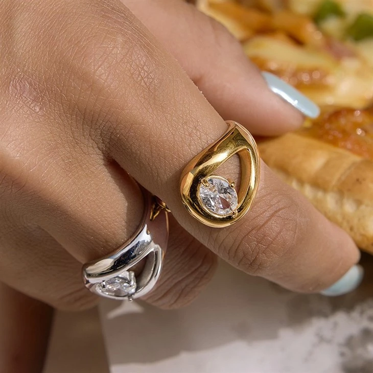 Classic Hollow Cuff Ring suppliers