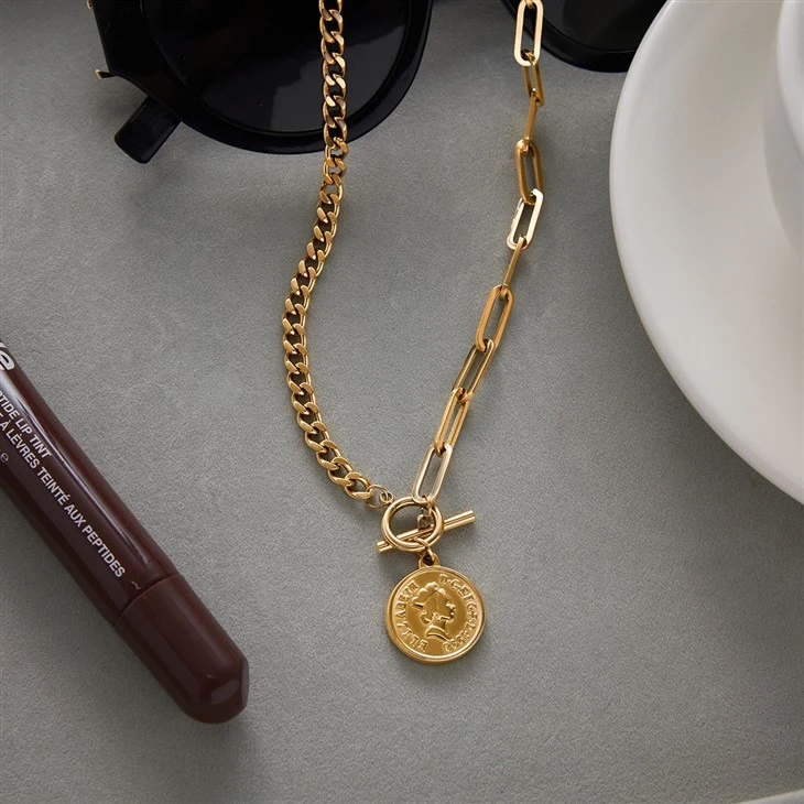 Coin Pendant OT Buckle Necklace best