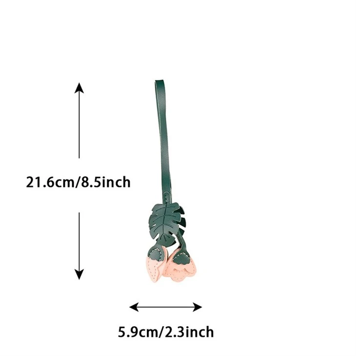 Leather Flower Keychain | Versatile Charm To Style Anywhere high quality