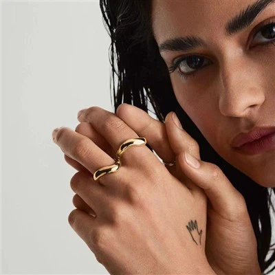 แหวนคลื่นหนา