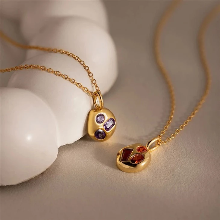 Vintage Birthstone Pendant Necklace suppliers
