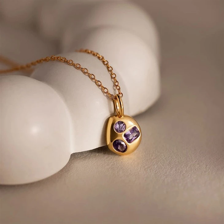Vintage Birthstone Pendant Necklace suppliers