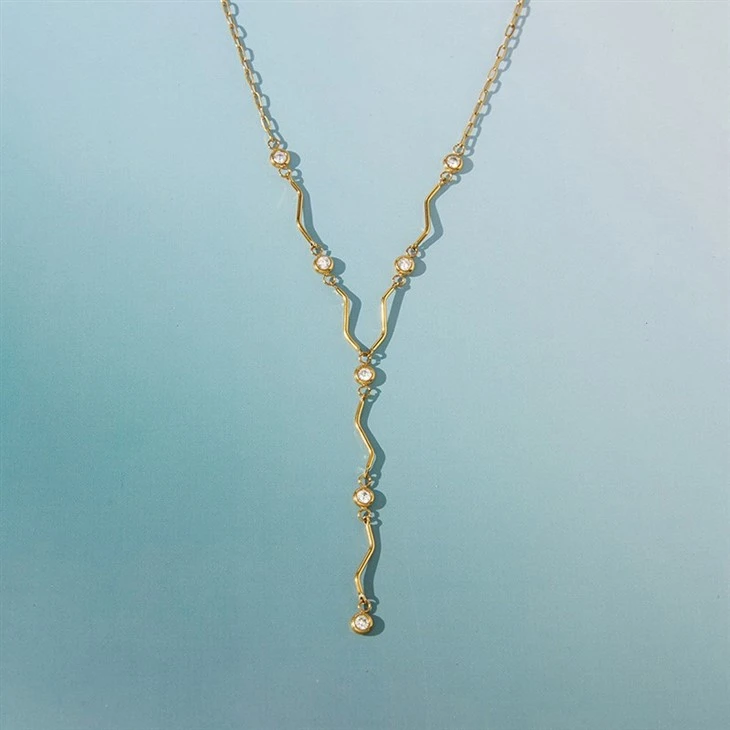 Y Drop Sparkle Necklace price